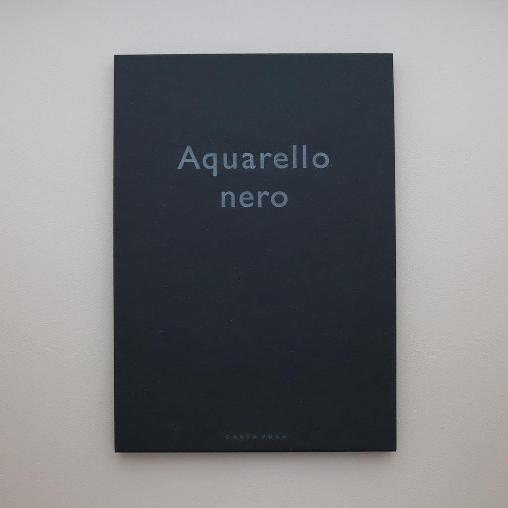Carta Pura Aquarello Nero Notepad