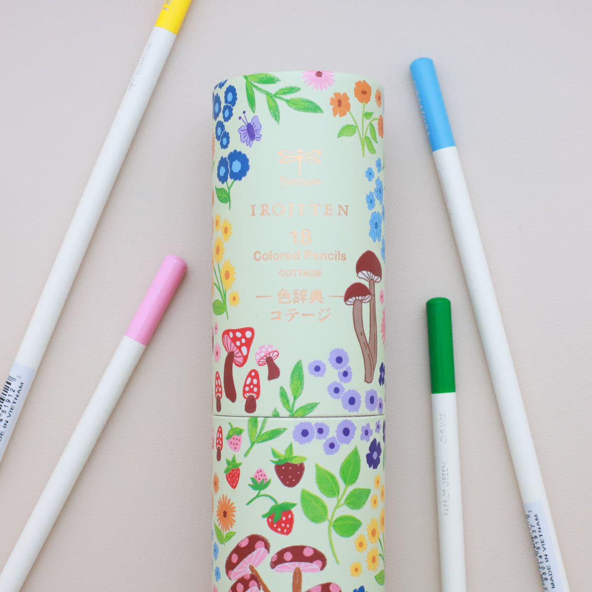 Tombow Irojiten Colored Pencil Set - Cottage