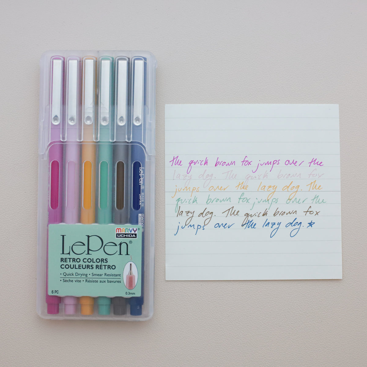 Le Pen Retro Colors (Set of 6)