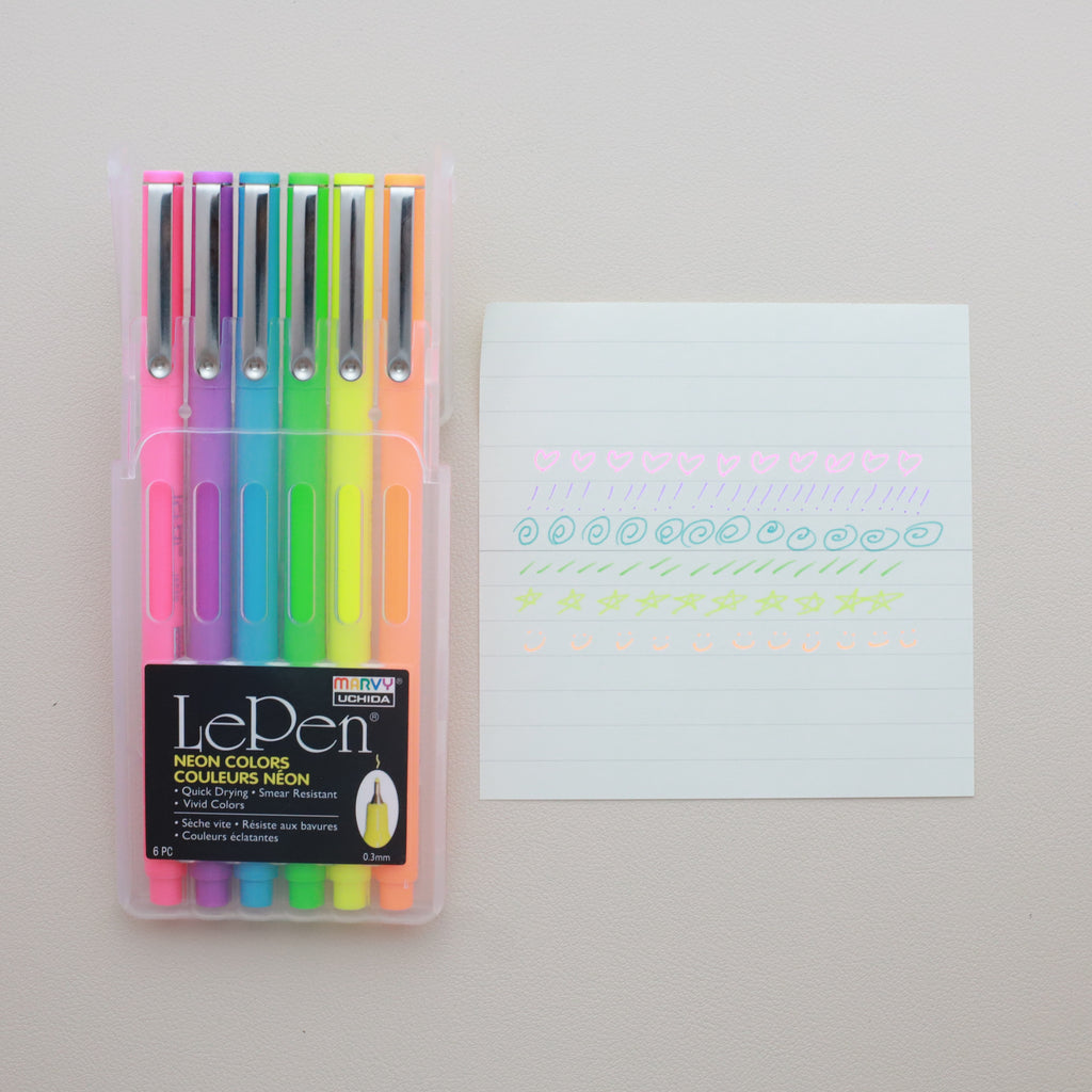 Le Pen Neon Colors (Set of 6)