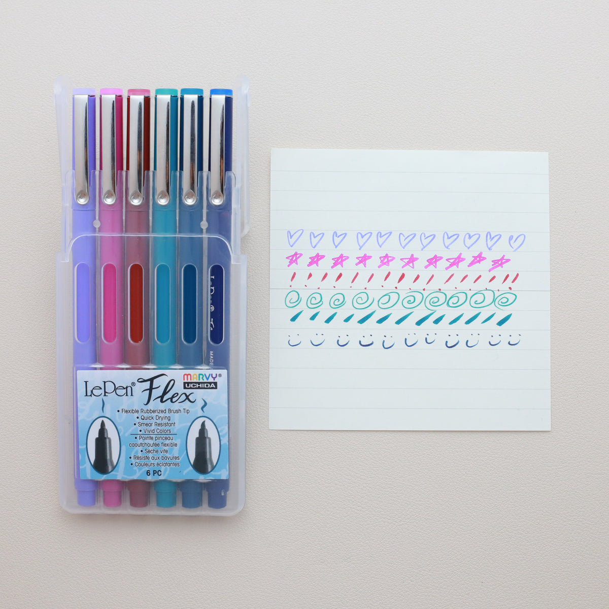 Le Pen Flex Jewel (Set of 6)