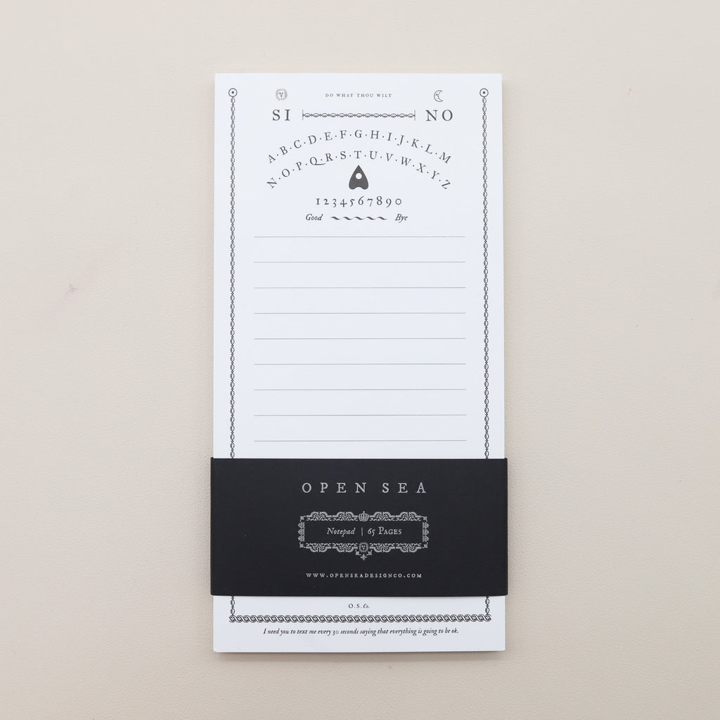 Spirit Board Notepad