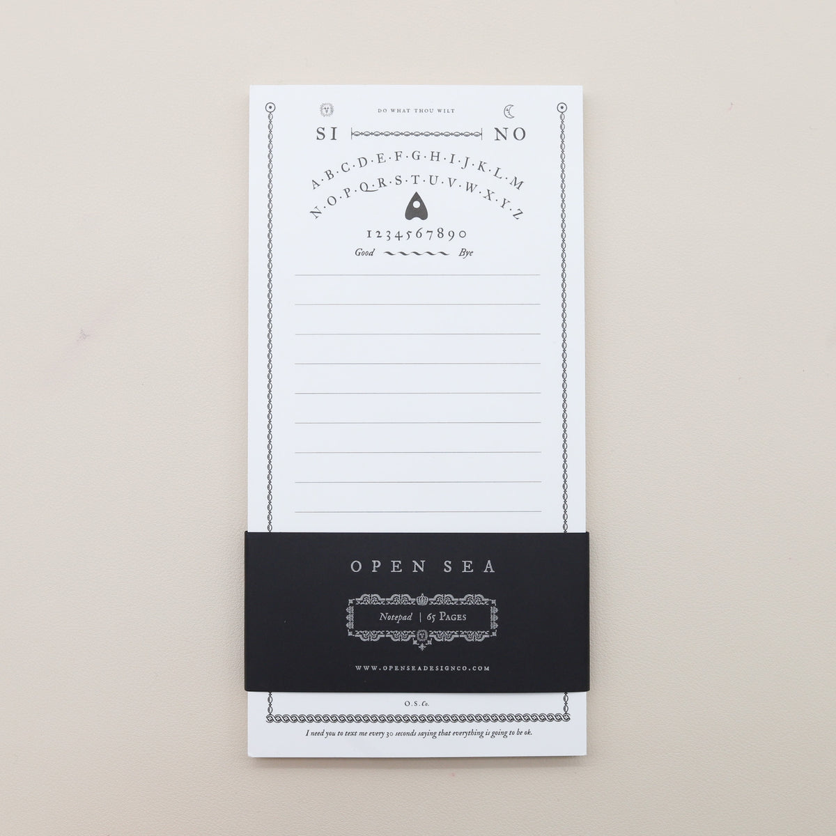 Spirit Board Notepad