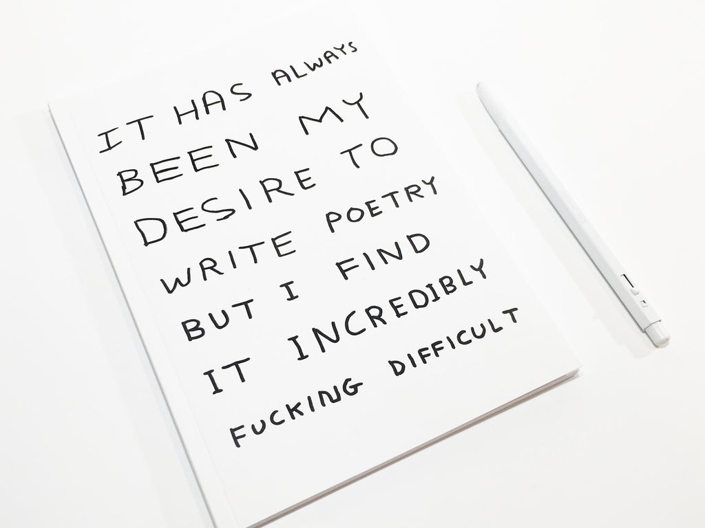 Poetry is Difficult Notebook