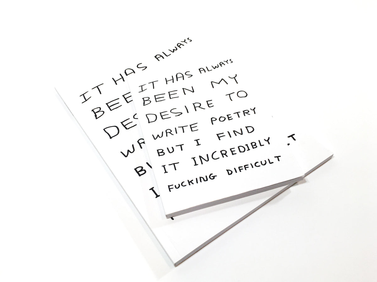 Poetry is Difficult Notebook