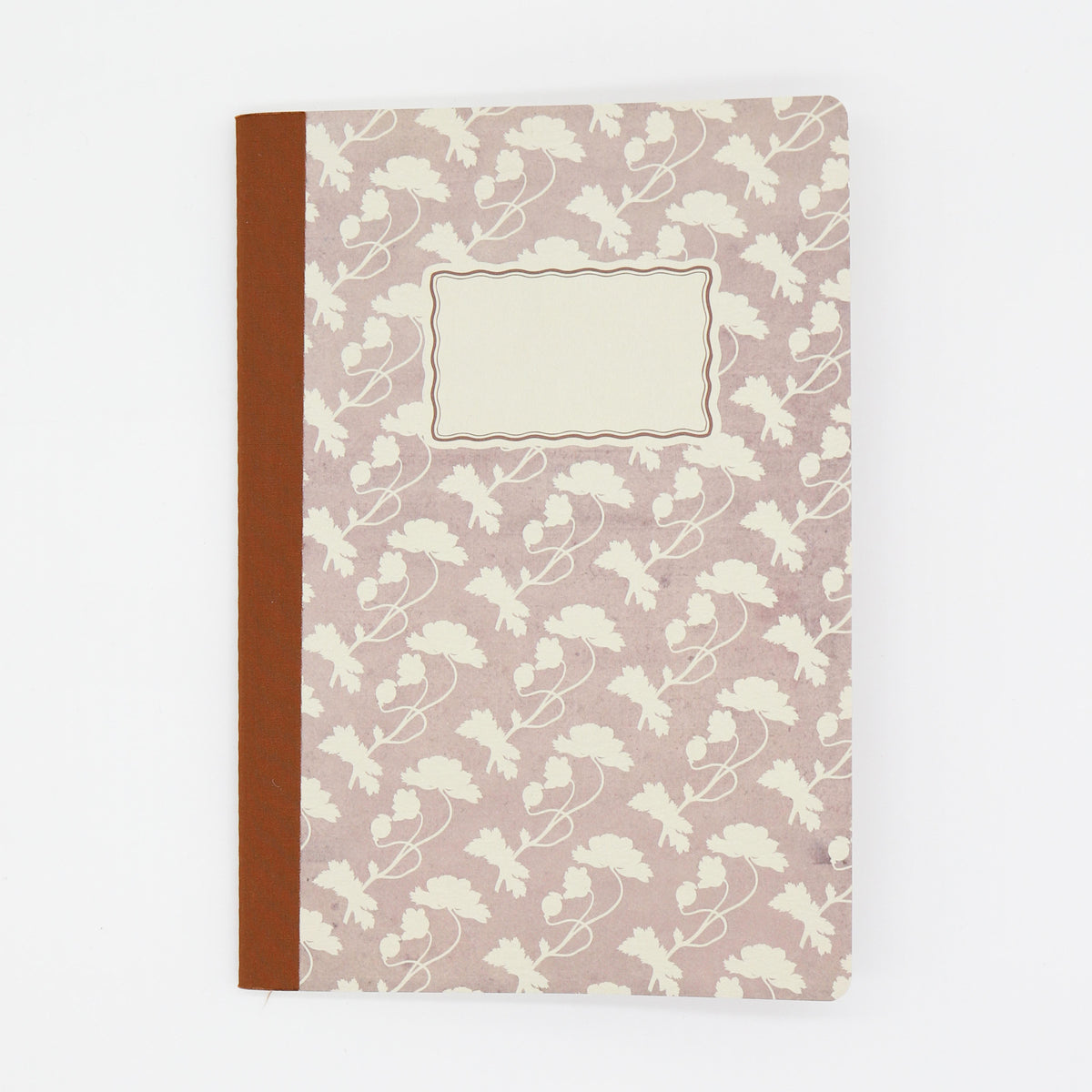 Vintage Poppy Floral Notebook