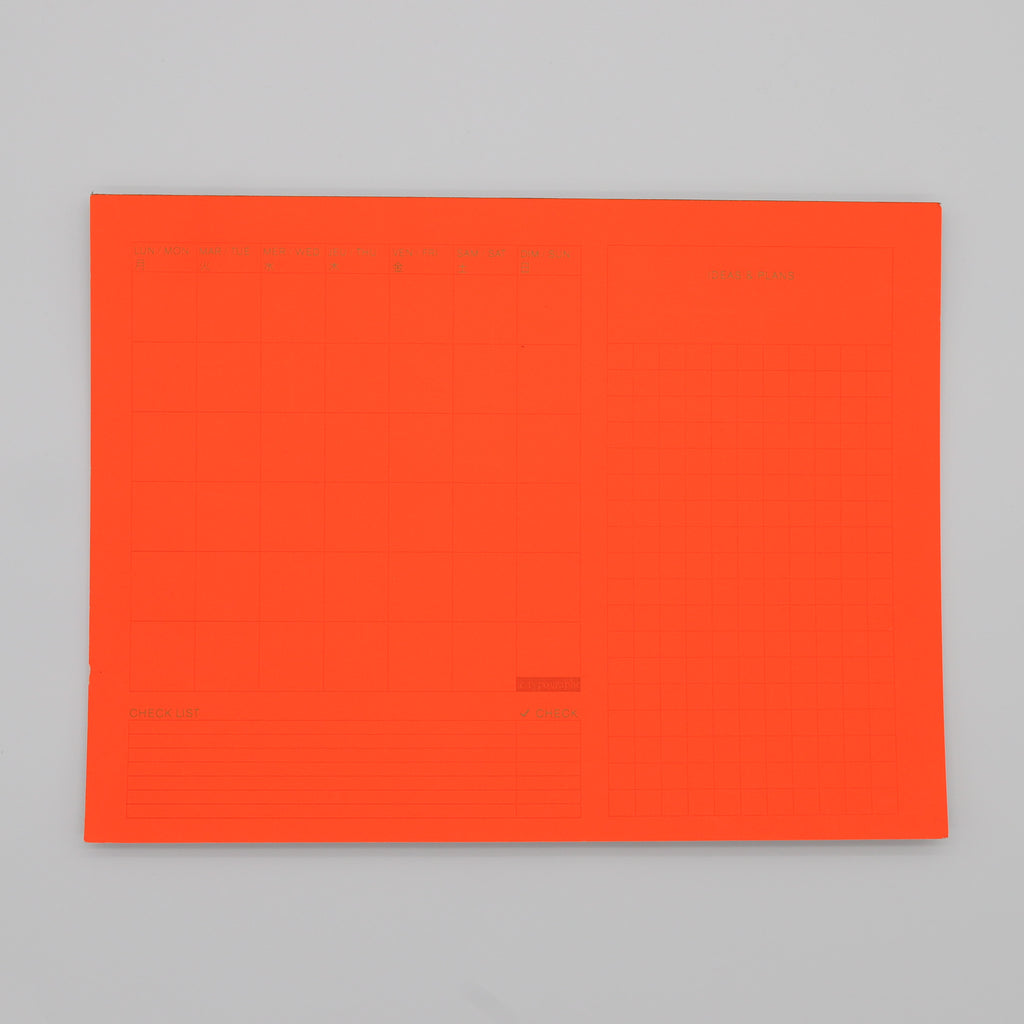 Le Typographe A4 Monthly Calendar