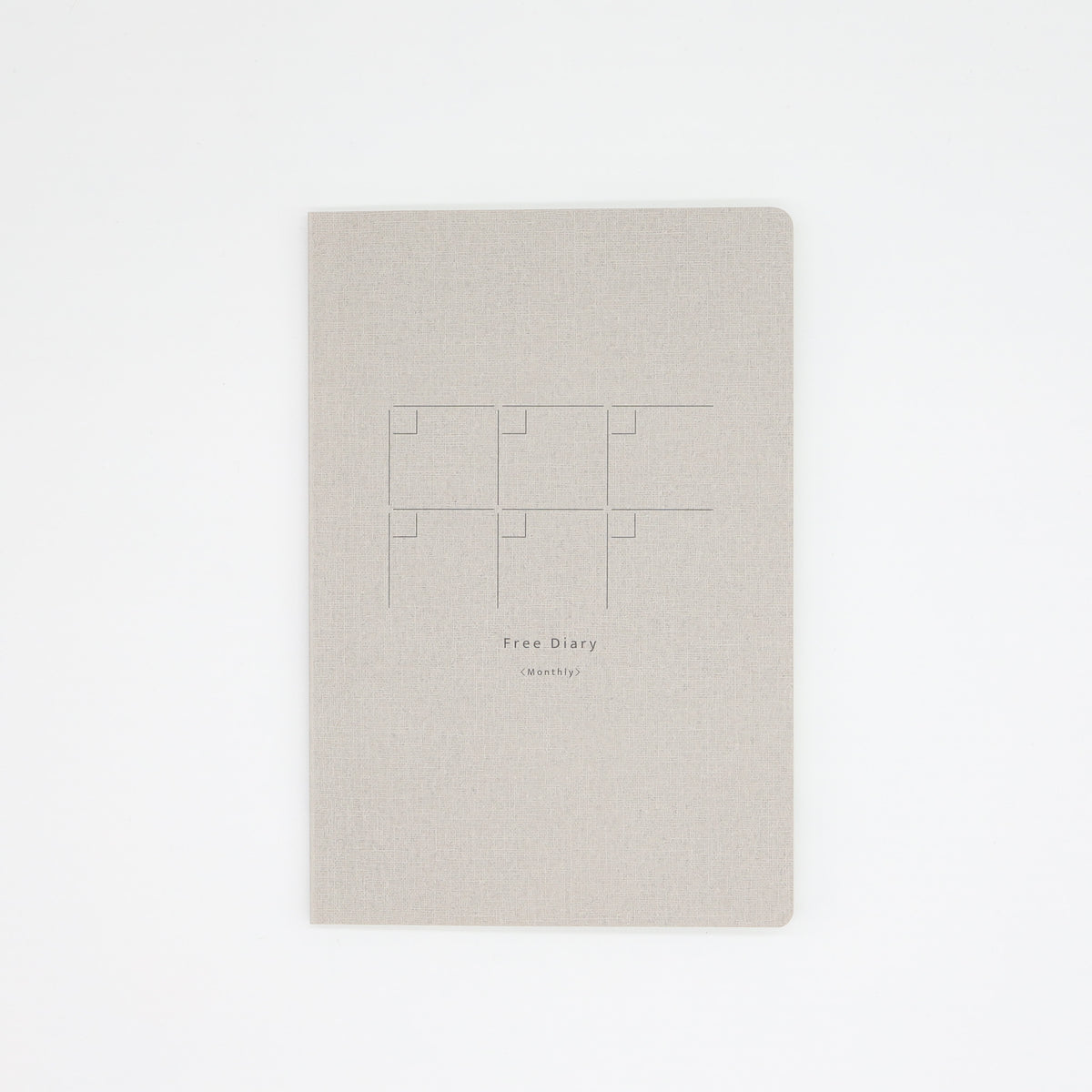 Midori Yuru Log A6 Monthly Free Diary Notebook