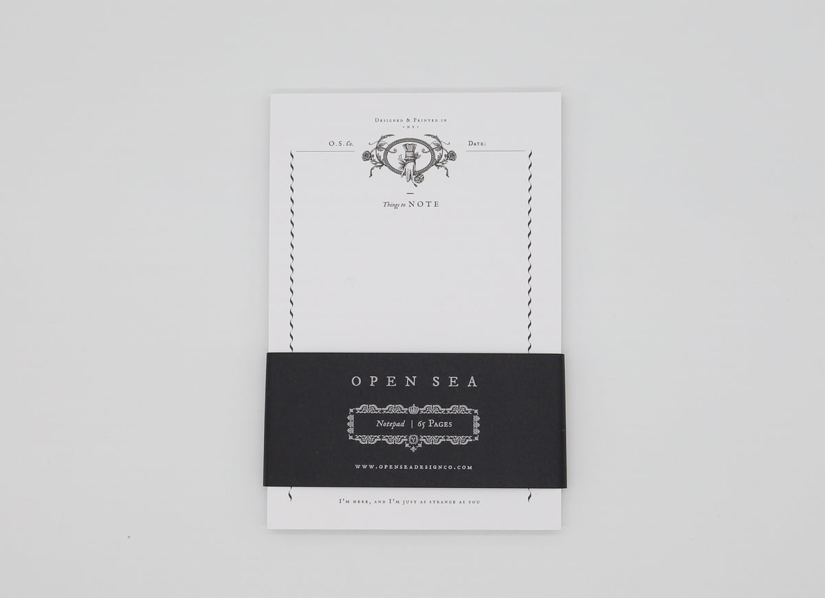 Rose Hand Notepad