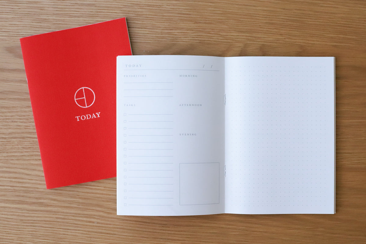 Saddle Stitch Planner Vermillion