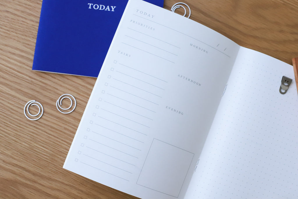 Saddle Stitch Planner Indigo